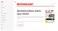Desktop Screenshot of bryggebladet.dk